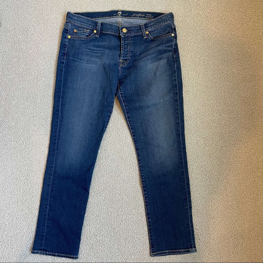 7 for All Mankind Josefina Skinny Boyfriend Jeans